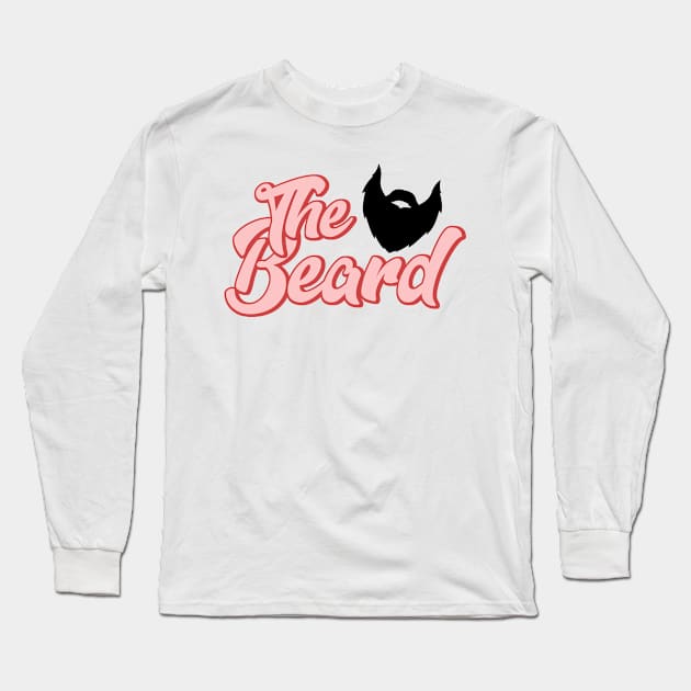 Beauty and The Beard Long Sleeve T-Shirt by MZeeDesigns
